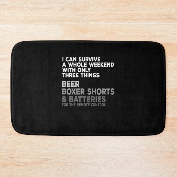 Item preview, Funny gifts for dad | I can survive the weekend with beer, boxer shorts & batteries for remote designed and sold by ETIndustries.