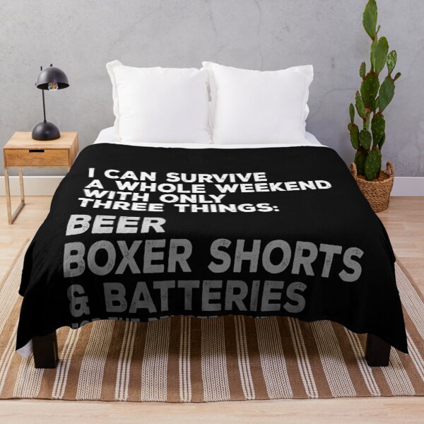 Item preview, Funny gifts for dad | I can survive the weekend with beer, boxer shorts & batteries for remote designed and sold by ETIndustries.