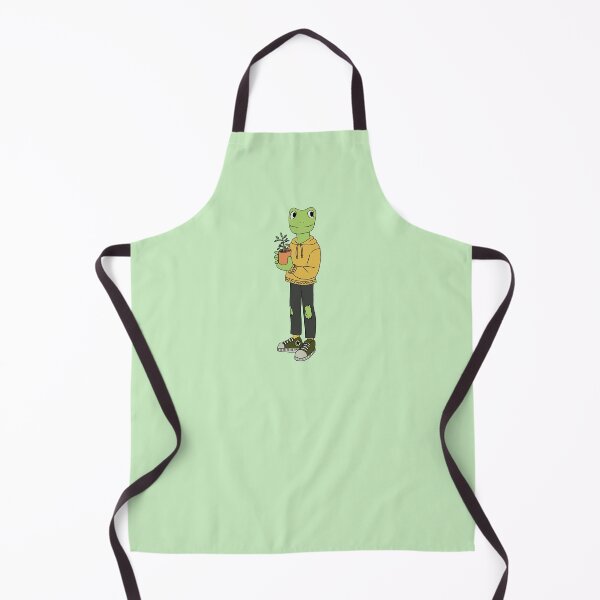Item preview, Frog boy holding a plant designed and sold by annoyingarts.