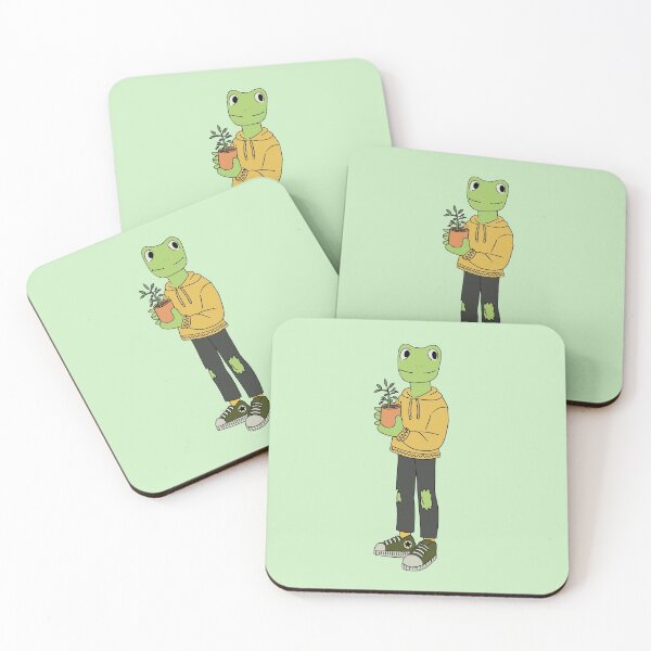Item preview, Frog boy holding a plant designed and sold by annoyingarts.