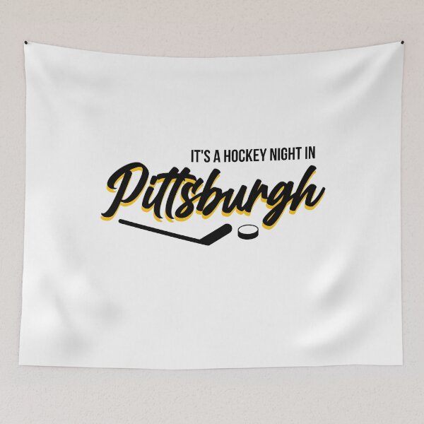 Item preview, Pittsburgh Hockey Sticker designed and sold by brookehend.