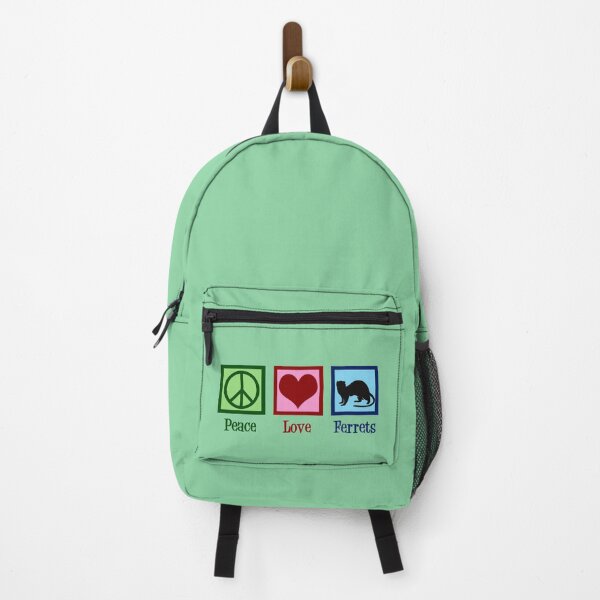 Peace Love Ferrets Backpack