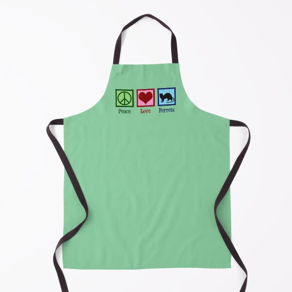 Item preview, Peace Love Ferrets designed and sold by Epic Love Designs.