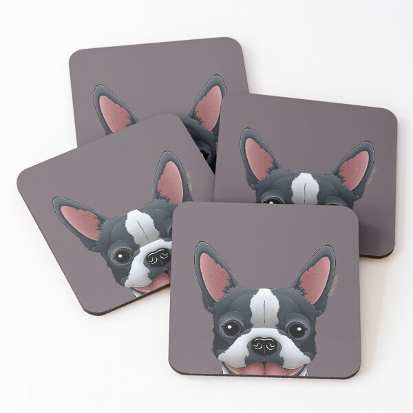 Item preview, Peeking Boston Terrier designed and sold by Angele Gougeon.