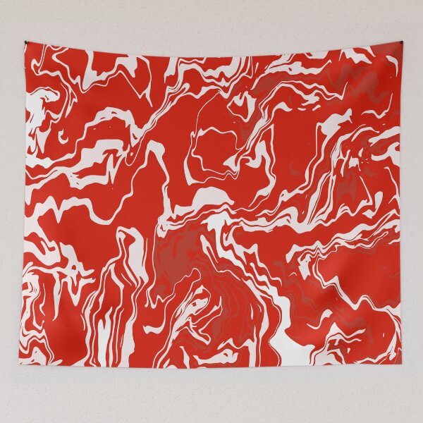 Item preview, Shades of Red and White Marble Pattern designed and sold by Orchyd.