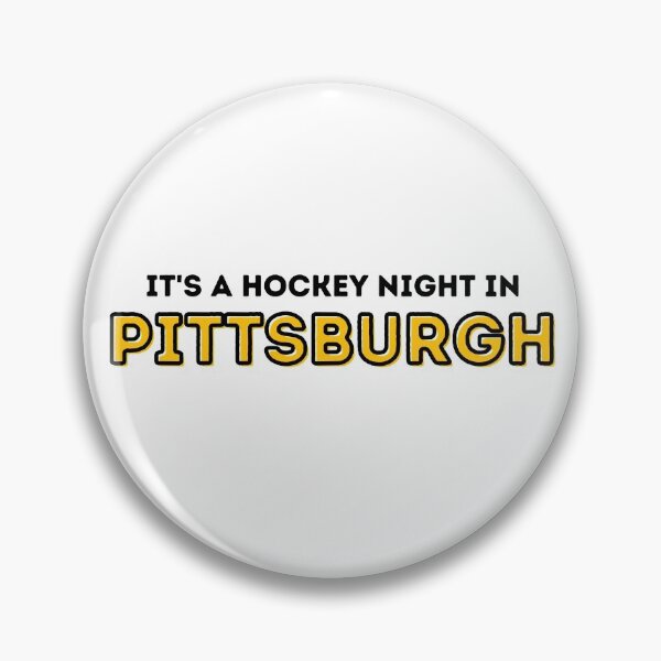 Item preview, Hockey Night in Pittsburgh Sticker designed and sold by brookehend.