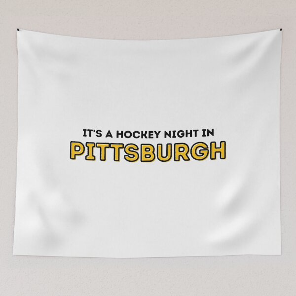 Item preview, Hockey Night in Pittsburgh Sticker designed and sold by brookehend.