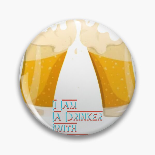 Item preview, I am a drinker with writing problem  designed and sold by JWOngW1.