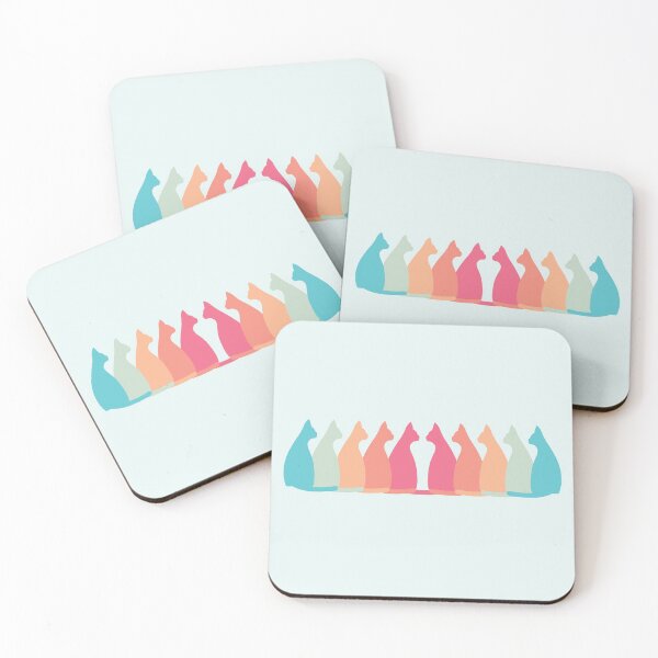 Item preview, Mirror Sunset Cats designed and sold by SaraM-design.