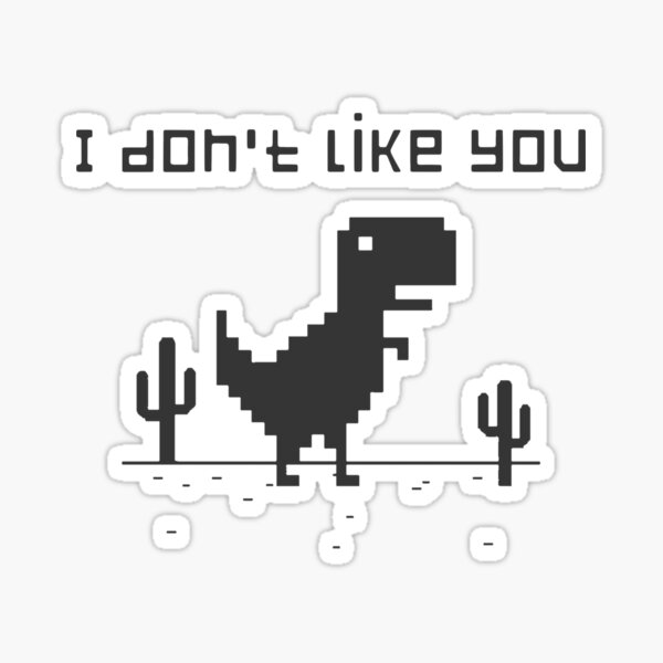 Dino Running Sticker - Dino Running Cute - Discover & Share GIFs