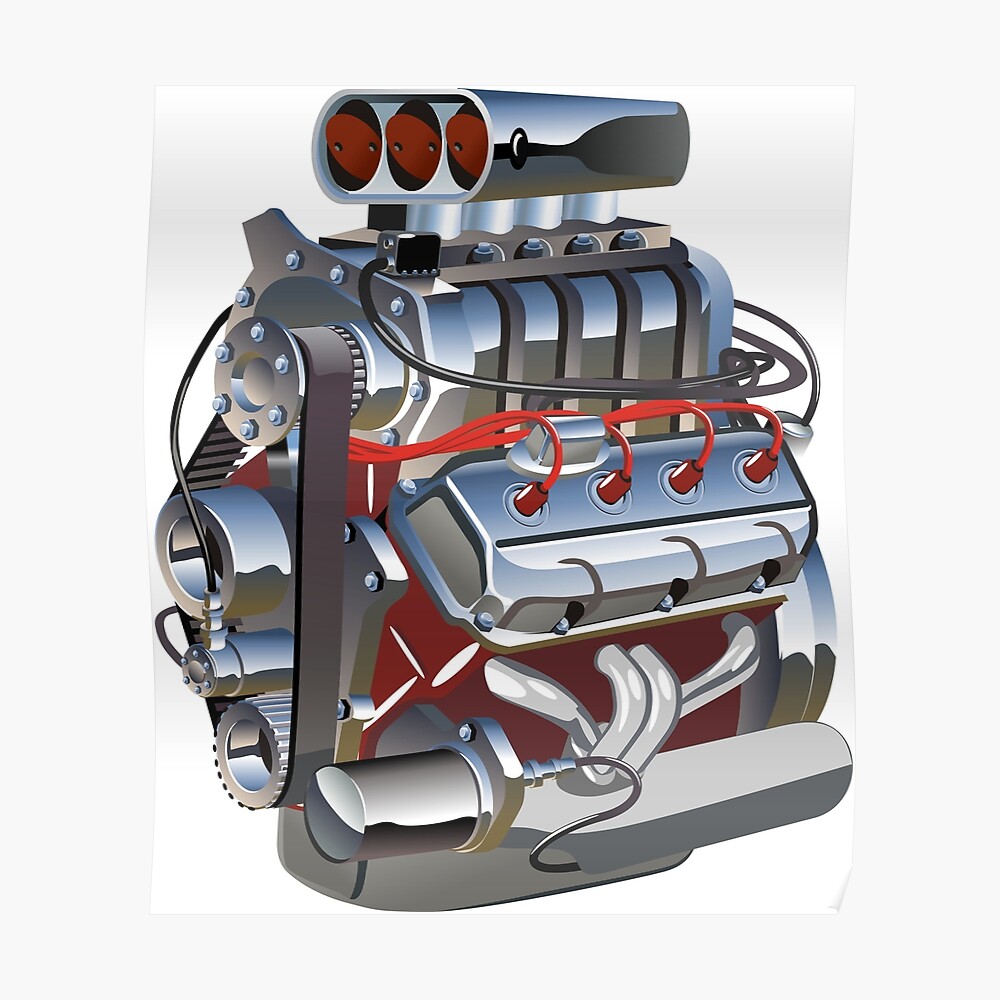 Cartoon turbo engine