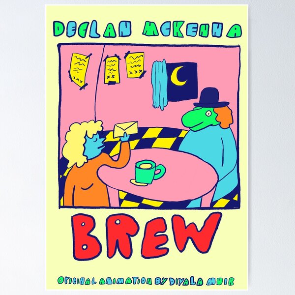 Item preview, 'Brew' Declan Mckenna Poster designed and sold by scarlevie.