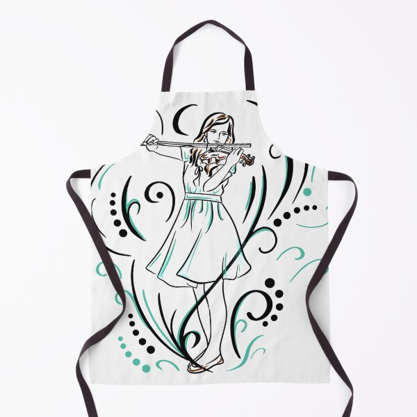 Item preview, Girl Playing Violin or Viola designed and sold by Kate Hyunsu Cho.