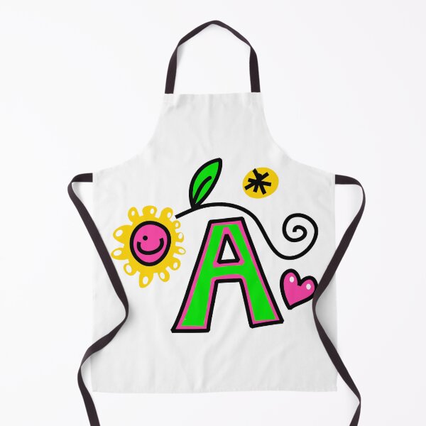 Item preview, Letter A abc monogram hand drawn colorful alphabet designed and sold by funwithletters.