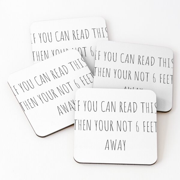 Item preview, IF YOU CAN READ THIS THEN YOU ARE NOT 6 FT AWAY (BLACK) designed and sold by Christopher Rodriguez.