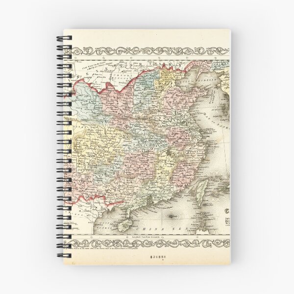 Item preview, Map of China (1858) designed and sold by allhistory.