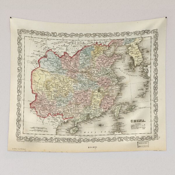 Item preview, Map of China (1858) designed and sold by allhistory.