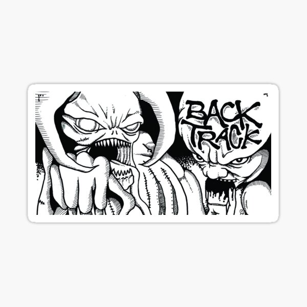 "Backtrack Sticker" Sticker for Sale by ifunnynikolas Redbubble