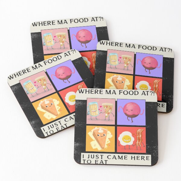 Item preview, Where Ma Food At (Just Came Here to Eat) designed and sold by burgundyLines.