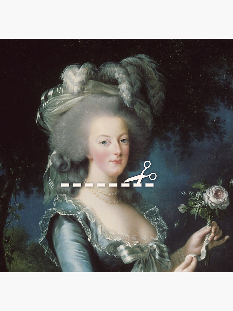 Cut Here - Marie Antoinette by KatieBuggDesign