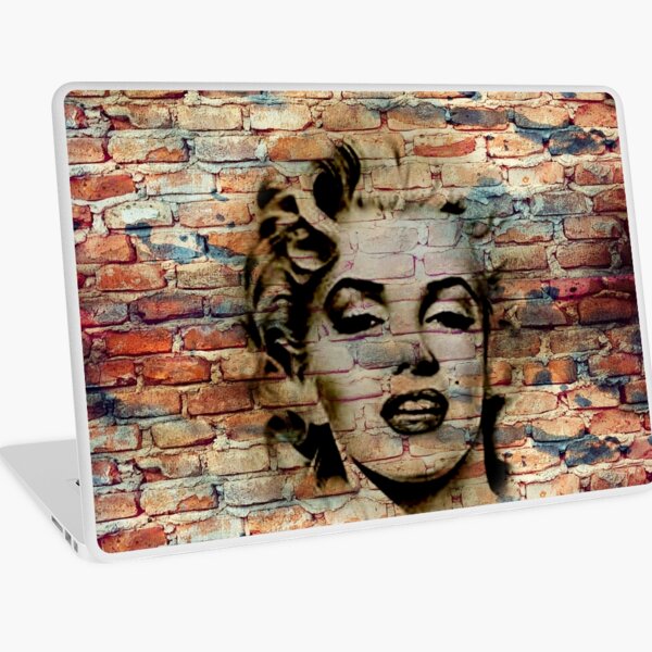 Marilyn Monroe Wall Mural Laptop Skin