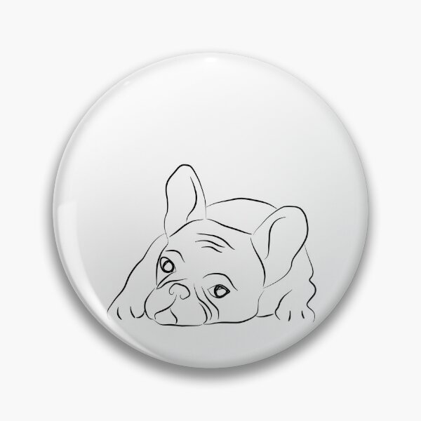 Item preview, French Bulldog Line Art Drawing designed and sold by Melody Watson.