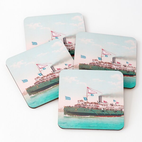 Item preview, Steamboat - City Of Erie - Circa 1900 Photochrom designed and sold by warishellstore.