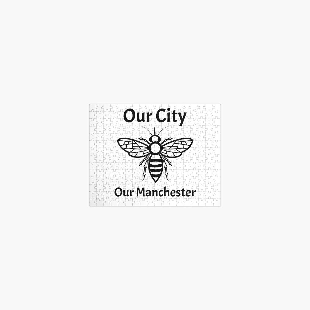 Our City, Our Manchester Bee Jigsaw Puzzle