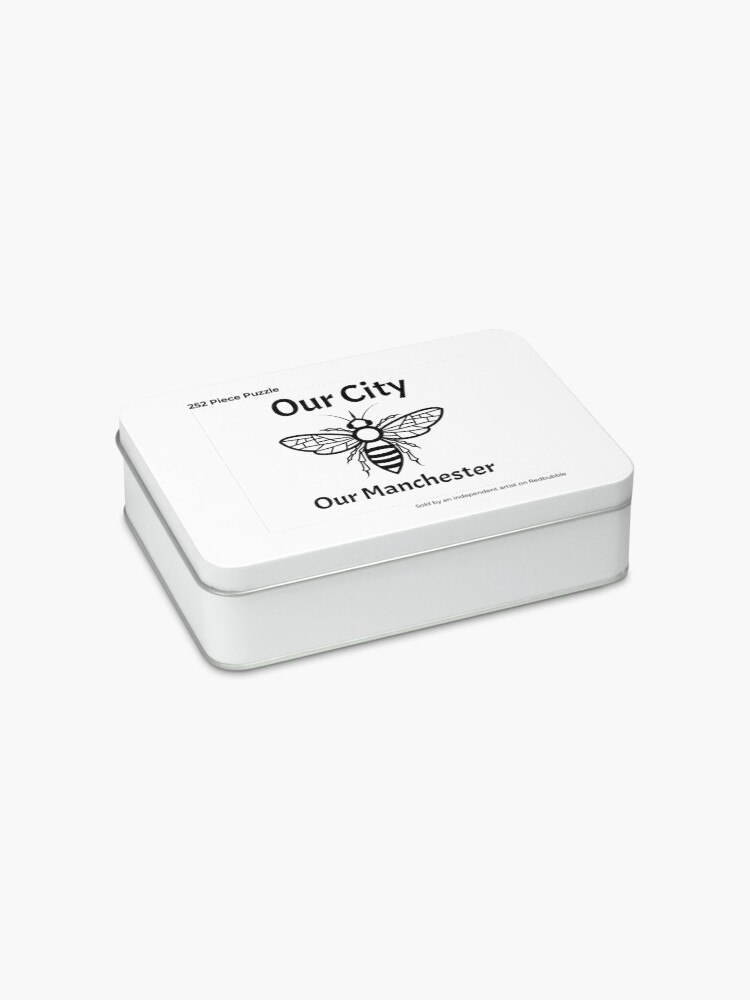 Alternate view of Our City, Our Manchester Bee Jigsaw Puzzle