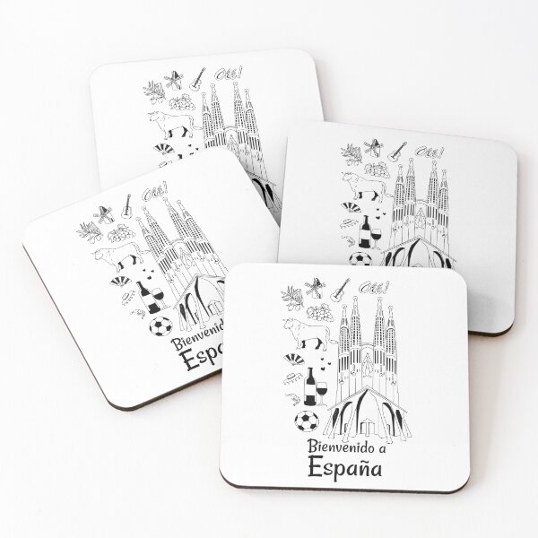 Item preview, Bienvenido a Espana | Spain Doodle designed and sold by modernzen.
