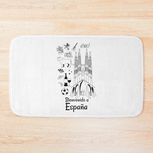 Item preview, Bienvenido a Espana | Spain Doodle designed and sold by modernzen.