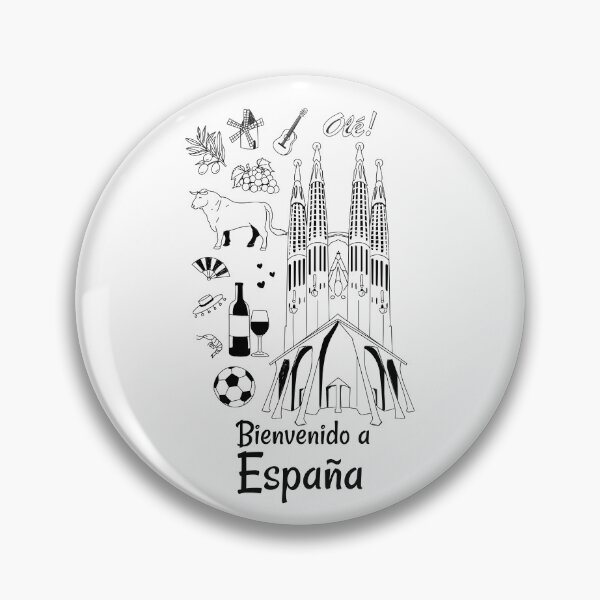 Item preview, Bienvenido a Espana | Spain Doodle designed and sold by modernzen.