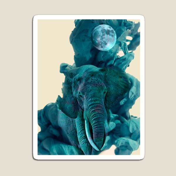 Artikelvorschau, Blauer Elefant entworfen und verkauft von DropBeart.