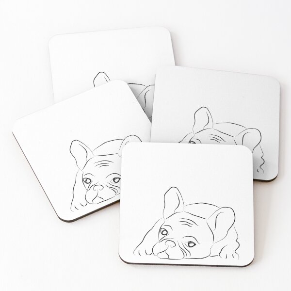 Item preview, French Bulldog Line Art Drawing designed and sold by Melody Watson.