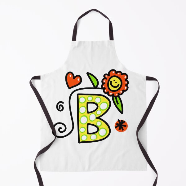 Item preview, Letter B abc monogram hand drawn colorful alphabet designed and sold by funwithletters.