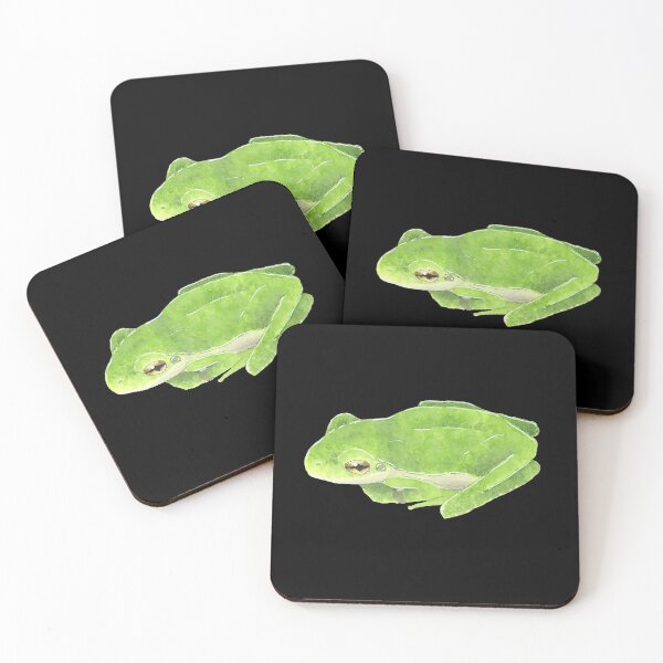 Item preview, Green Tree Frog designed and sold by ElyWatercolor.