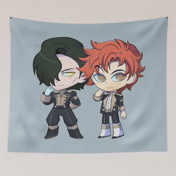 Item preview, Hubert and Sylvain - Fire Emblem Three Houses - Chibi Cuties designed and sold by kickgirl.