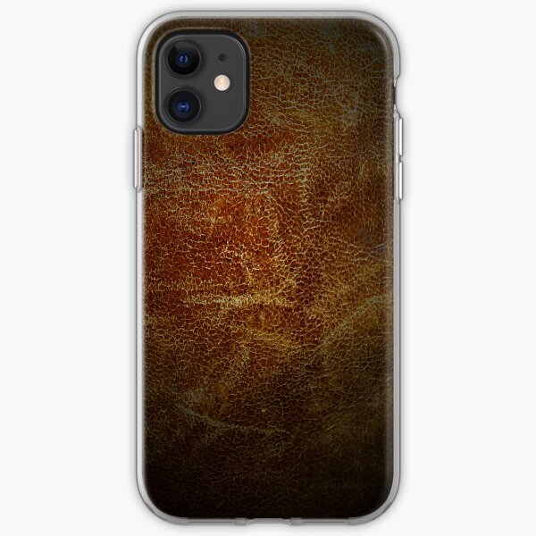 Vintage leather iPhone Soft Case