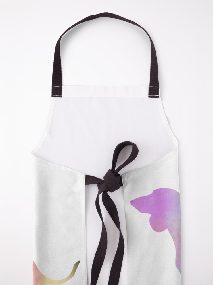 Alternate view of Watercolor Dachshund Apron
