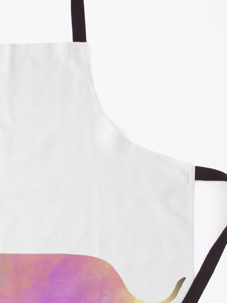 Alternate view of Watercolor Dachshund Apron