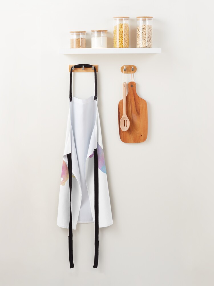 Alternate view of Watercolor Dachshund Apron