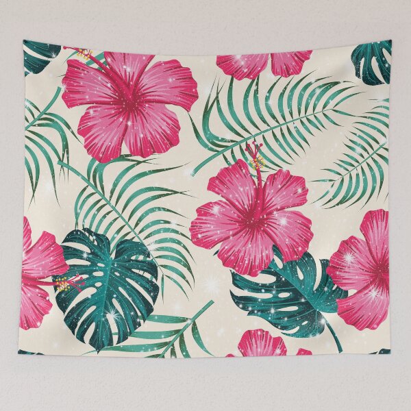 Item preview, Tropical Pink Flowers designed and sold by LY DESIGN.