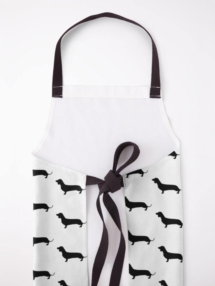 Alternate view of Dachshund Silhouette Apron