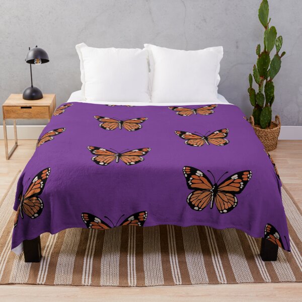 Item preview, Monarch butterfly with purple background designed and sold by Syd’s Scribbles.