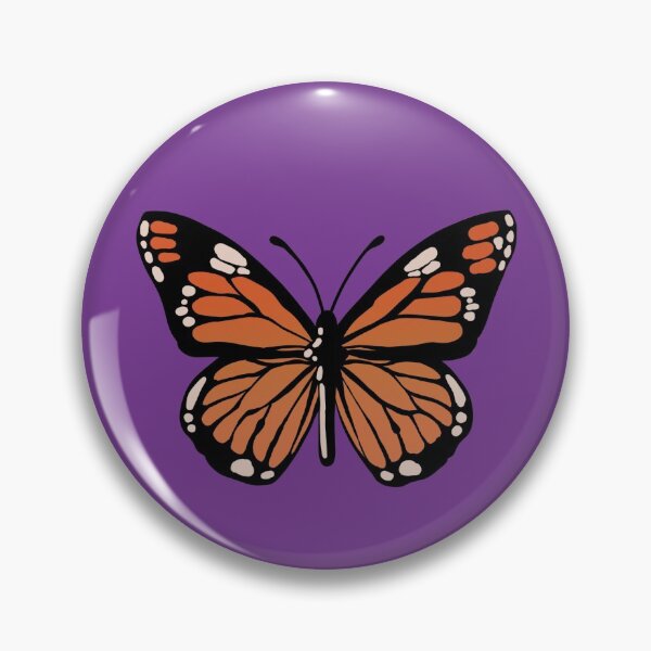 Item preview, Monarch butterfly with purple background designed and sold by Syd’s Scribbles.