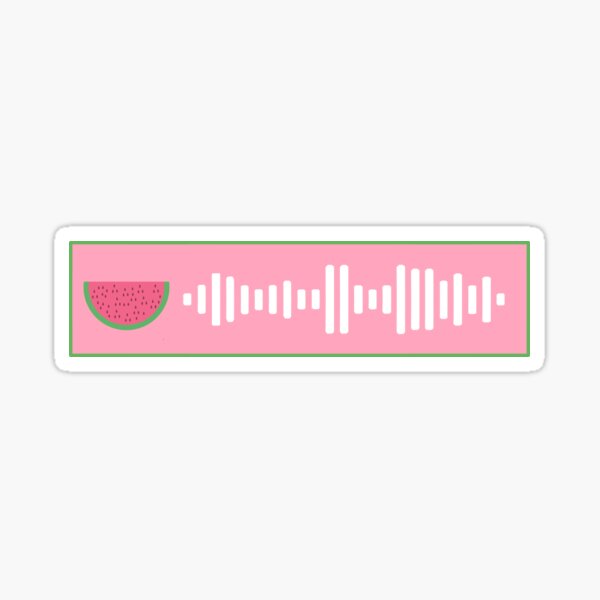 Watermelon Sugar Code Sticker for Sale by MayMaus