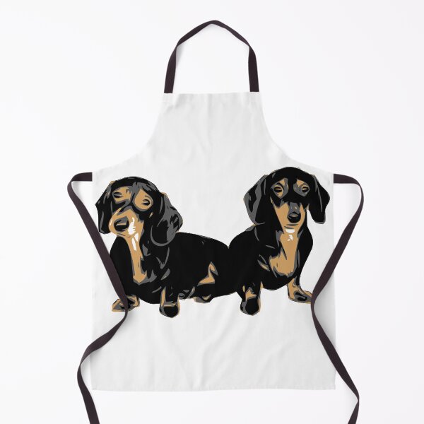Item preview, Two Dachshund Puppies Colour Vector designed and sold by tribbledesign.