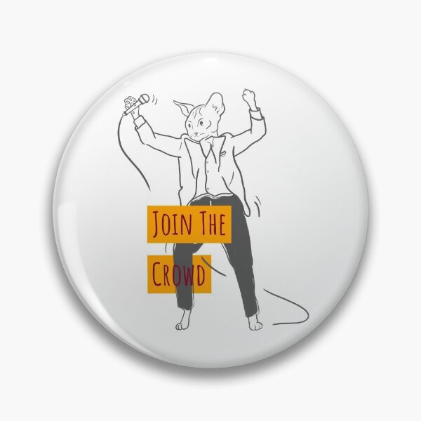 Item preview, Join The Crowd (Artistic Cat) designed and sold by burgundyLines.
