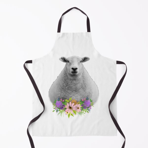 Item preview, Floral Sheep in Field designed and sold by tribbledesign.