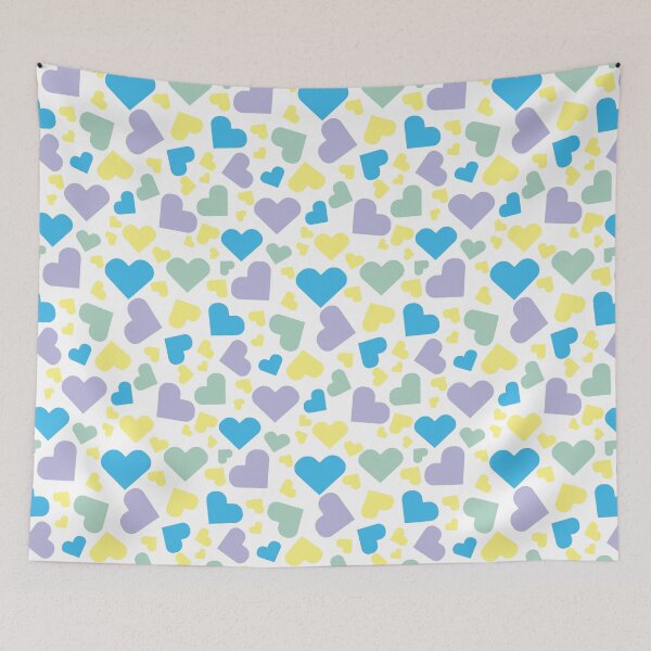 Item preview, Corazones en colores pastel brillantes designed and sold by 2CreativeNomads.